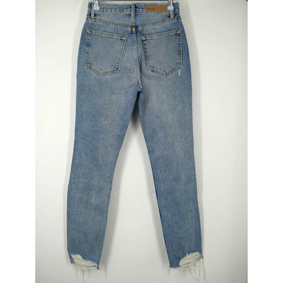 NWT Girlfriend Super High Rise Karolina GRLFRND in Keep It Movin Blue 23 - Picture 4 of 7